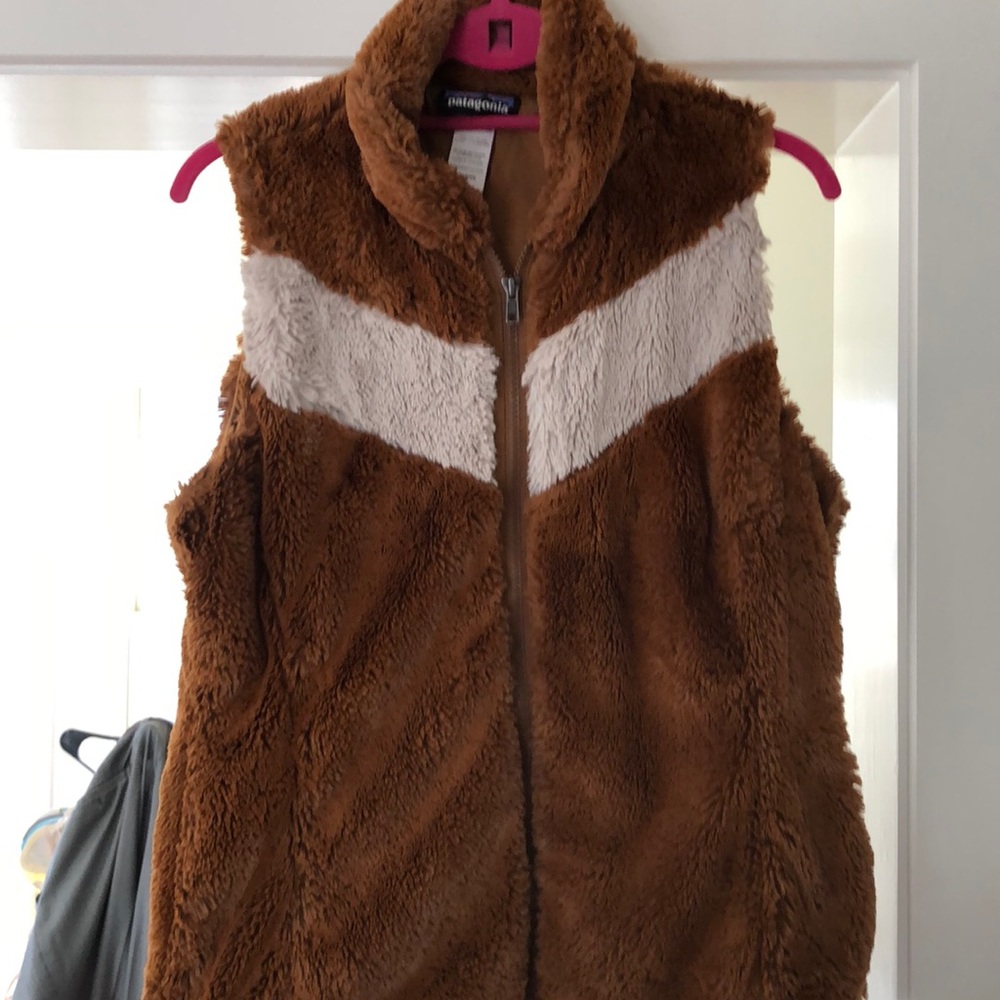 Furry Patagonia vest